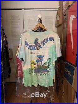 Vintage Grateful Dead Tour Shirt XL Spring Tour 92 Tie Dye HTF