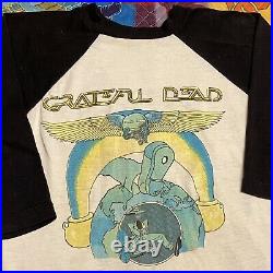 Vintage Grateful Dead Tour T Shirt Adult S Raglan Jerry Garcia 1978 Rare USA