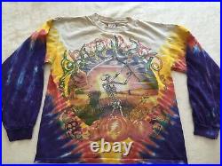 Vintage Grateful Dead Tshirt Top Shirt Fall 1994 Pumpkin Autumn Tie Dye M EUC