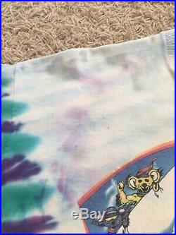 Vintage Grateful Dead USA Ski Team T Shirt Long Sleeve 1994/95 Tie Dye Sz XL