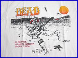 Vintage Grateful Dead Ventura Beach July 30 31 1983 Promo Short Sleeve Shirt M