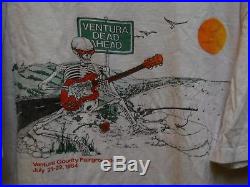 Vintage Grateful Dead Ventura County Fairgrounds 1984 T shirt XL