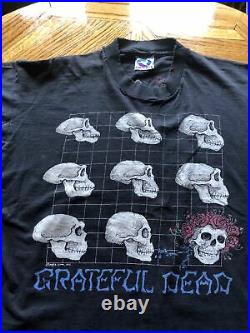 Vintage Grateful Dead What A Long Strange Trip Its Been 1993 Liquid Blue XL