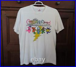 Vintage Grateful Dead XL T-Shirt 1994 GDM Dancing Bears Eugene & Seattle Tour