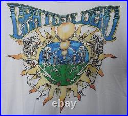 Vintage Grateful Dead XL T-shirt 1991 Sun Skeletons Summer Tour by David Opie