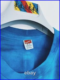 Vintage Grateful Dead shirt 80's LOT TEE Batik Dancing Bear RARE single stitch