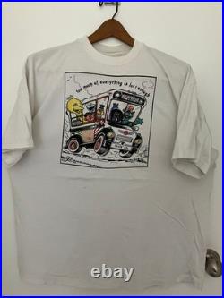 Vintage Grateful Dead t-shirt RARE early 90's Sesame Street lyric from Miracle