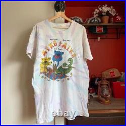 Vintage Grateful Dead tye-dye T-shirt Summer Tour 1993 Rare Men's X Large