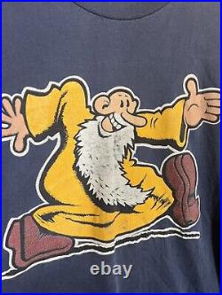 Vintage Hanes Robert Crumb Mr Natural T-Shirt Comic Adult XL Grateful Dead