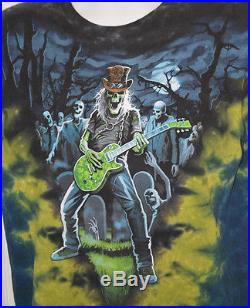 Vintage IRON MAIDEN RARE Tie Dye Shirt Grateful Dead Rock Band M L