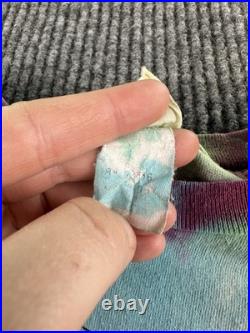 Vintage Jerry Garcia 1987 Broadway Tie Dye Shirt Large Single Stitch Deadhead NY