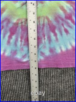 Vintage Jerry Garcia 1987 Broadway Tie Dye Shirt Large Single Stitch Deadhead NY