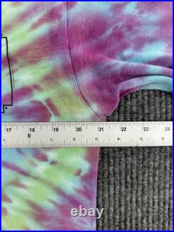 Vintage Jerry Garcia 1987 Broadway Tie Dye Shirt Large Single Stitch Deadhead NY
