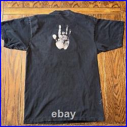 Vintage Jerry Garcia Band T Shirt Big Face Head XL 1993 JGB Single Stitch AOP