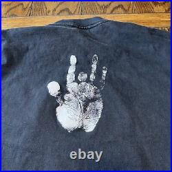 Vintage Jerry Garcia Band T Shirt Big Face Head XL 1993 JGB Single Stitch AOP