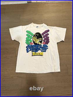 Vintage Jerry Garcia Band T-Shirt Single Stitch Tour 1989 Grateful Dead L Tiger