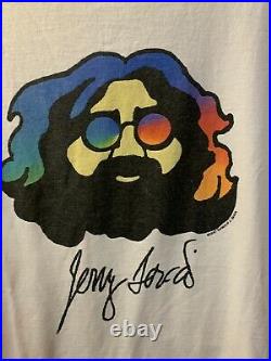 Vintage Jerry Garcia Grateful Dead Tshirt sz Large Estate Of Jerry Garcia 1997