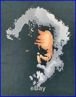 Vintage Jerry Garcia T-shirt XL Liquid Blue Grateful Dead OG GREAT CONDITION