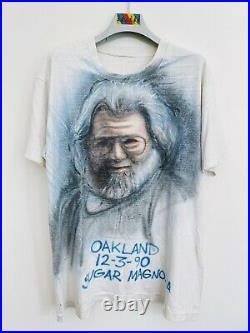 Vintage Jerry Garcia shirt 1990 Airbrush LOT TEE Grateful Dead One of a Kind