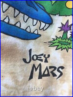 Vintage Joey Mars 1992 Surf Ocean Beach Tie Dye T-shirt Sz L Grateful Dead (37)