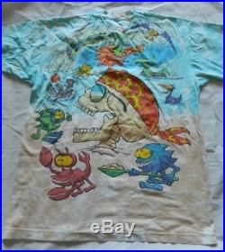 Vintage Joey Mars Grateful Dead T-shirt Large Beach Skeleton Large 1992