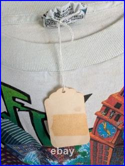 Vintage Liquid Blue 1992 Grateful Dead Wake 0f The Flood With Tag Still Attached