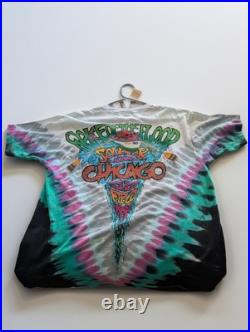 Vintage Liquid Blue 1992 Grateful Dead Wake 0f The Flood With Tag Still Attached