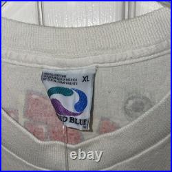 Vintage Liquid Blue Grateful Dead Cosmic Charlie 1997 Tie Dye Bear T-shirt (XL)