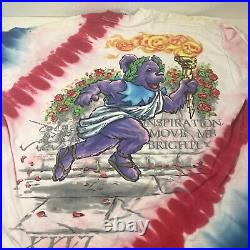 Vintage Liquid Blue Grateful Dead Deadcathlon 1996 Single Stitched Shirt XXL