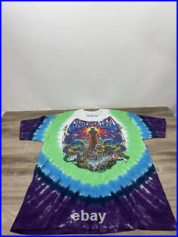 Vintage Liquid Blue Grateful Dead Lighthouse T-Shirt Men's XXL 2000 Double Sided