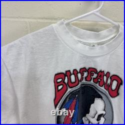 Vintage Liquid Blue Grateful Dead Original Buffalo 1990 T Shirt XL One Night