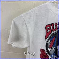 Vintage Liquid Blue Grateful Dead Original Buffalo 1990 T Shirt XL One Night