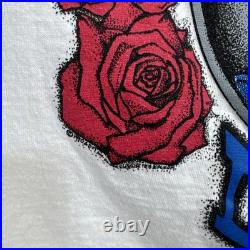 Vintage Liquid Blue Grateful Dead Original Buffalo 1990 T Shirt XL One Night
