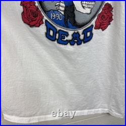 Vintage Liquid Blue Grateful Dead Original Buffalo 1990 T Shirt XL One Night