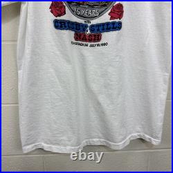 Vintage Liquid Blue Grateful Dead Original Buffalo 1990 T Shirt XL One Night