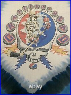 Vintage Liquid Blue Grateful Dead Shirt XL Minglewood Hockey GDM Brockum Jerry