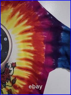 Vintage Liquid Blue Grateful Dead T-Shirt XL Adult Space Your Face Tie Dye 1992