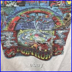 Vintage Liquid Blue Grateful Dead The Other Ones Concert Tour 2000 T-Shirt XL