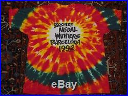 Vintage Liquid Blue Greg Speirs Grateful Dead LITHUANIA 1992 Tie Dye Shirt XL