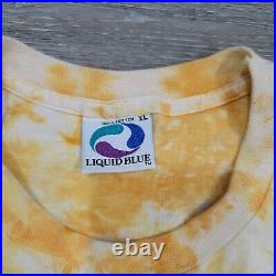 Vintage Liquid Blue Ian Bohorquez XL Ingus Shirt Tie Dye Grateful Dead Artist