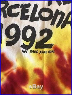 Vintage Lithuania Barcelona 92 Olympics Grateful Dead Tie Dye T Shirt XL