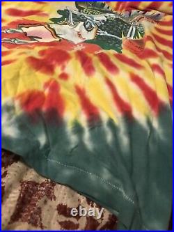 Vintage Lithuania Basketball Tee Grateful Dead Shirt Tie Dye Very RARE 1992 XL