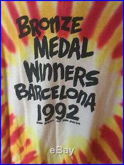 Vintage Lithuania Grateful Dead T Shirt 1992 XL Barcelona Bronze Medal Winners