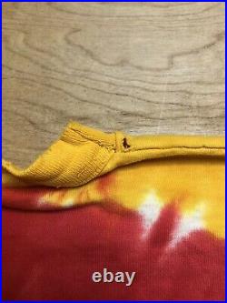 Vintage Lithuania Grateful Dead Tshirt Liquid Blue Tie Dye All Over 1996 Size XL