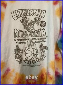 Vintage Lithuania Grateful Dead shirt 2000 Sz 2X Gildan Tag Skullman. Com