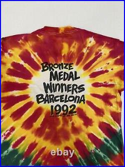 Vintage Mens XL Lithuania Basketball Shirt 1992 Grateful Dead XL
