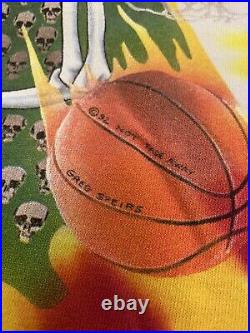 Vintage Mens XL Lithuania Basketball Shirt 1992 Grateful Dead XL