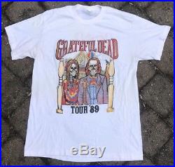 Vintage NEW Deadstock 1989 Grateful Dead Tour Tee T Shirt American Gothic XL USA