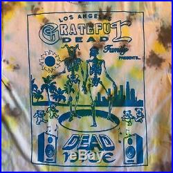 Vintage Online Ceramics Los Angeles Grateful Dead Family 2016 Tie Dye T Shirt