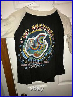 Vintage Original 1982 US FESTIVAL T-Shirt (Grateful Dead, Ramones, Kinks, Etc.)